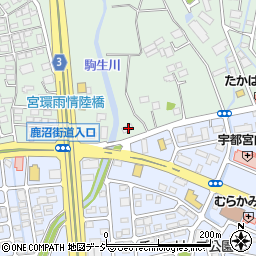 栃木県宇都宮市鶴田町2111周辺の地図
