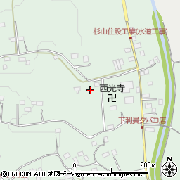 茨城県常陸太田市下利員町1061周辺の地図