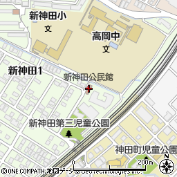 新神田児童館周辺の地図