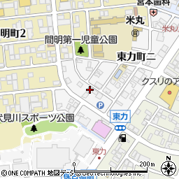 石川県金沢市東力町ニ245周辺の地図