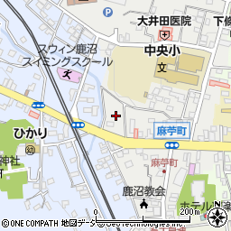 栃木県鹿沼市麻苧町1573-1周辺の地図