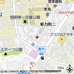 石川県金沢市東力町ニ214周辺の地図