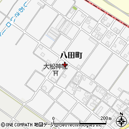 石川県白山市八田町1313周辺の地図