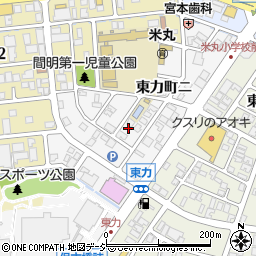 石川県金沢市東力町ニ214-2周辺の地図