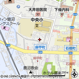 栃木県鹿沼市麻苧町1632-5周辺の地図