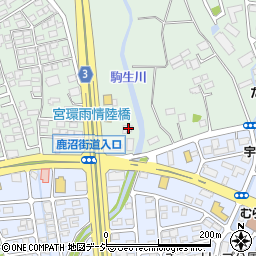 栃木県宇都宮市鶴田町1998周辺の地図