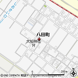 石川県白山市八田町1313-4周辺の地図