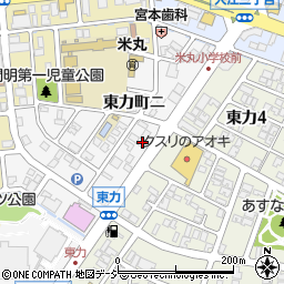 石川県金沢市東力町ニ178周辺の地図