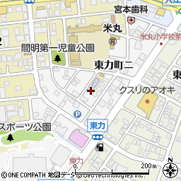 石川県金沢市東力町ニ215周辺の地図