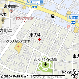 石川県金沢市東力4丁目131周辺の地図