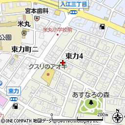 石川県金沢市東力4丁目115-3周辺の地図