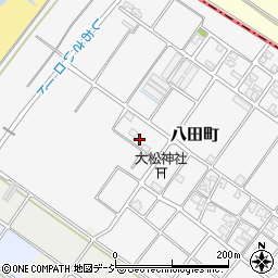 石川県白山市八田町1357-14周辺の地図