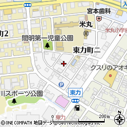 石川県金沢市東力町ニ222周辺の地図