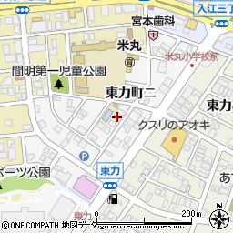 石川県金沢市東力町ニ208周辺の地図