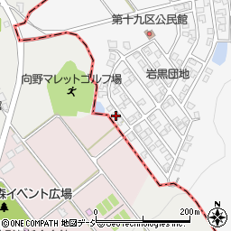 富山県砺波市庄川町金屋1376-13周辺の地図