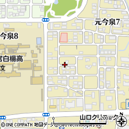 大澤邸_元今泉アキッパ駐車場周辺の地図