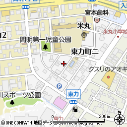 石川県金沢市東力町ニ220-4周辺の地図