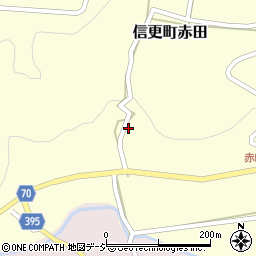 長野県長野市信更町赤田807周辺の地図