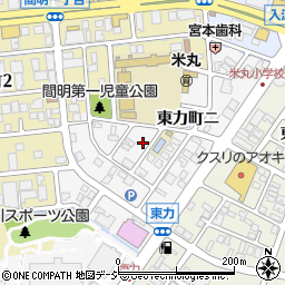 石川県金沢市東力町ニ220-3周辺の地図