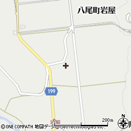 富山県富山市八尾町岩屋674-1周辺の地図