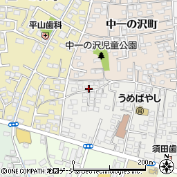 栃木県宇都宮市南一の沢町3周辺の地図