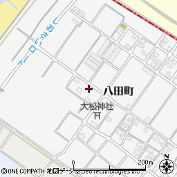 石川県白山市八田町1357-17周辺の地図