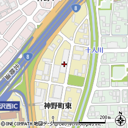 石川県金沢市神野町東75周辺の地図