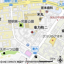 石川県金沢市東力町ニ14周辺の地図