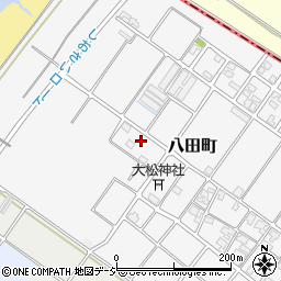 石川県白山市八田町1357-16周辺の地図