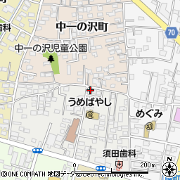 栃木県宇都宮市南一の沢町1-1周辺の地図