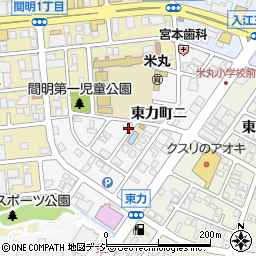 石川県金沢市東力町ニ219-2周辺の地図