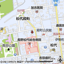 松代警部交番周辺の地図