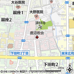 鹿沼教会日本キリスト教団周辺の地図