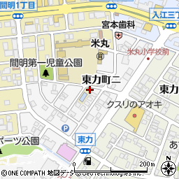 石川県金沢市東力町ニ218周辺の地図