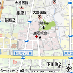 栃木県鹿沼市中田町周辺の地図