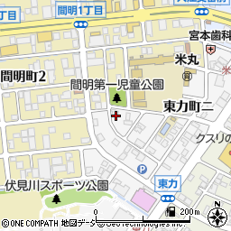石川県金沢市東力町ニ236周辺の地図
