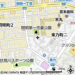 石川県金沢市東力町ニ231-1周辺の地図