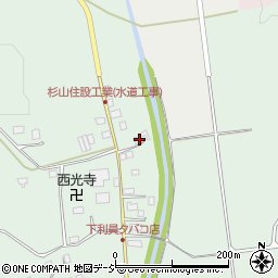 茨城県常陸太田市下利員町1000周辺の地図