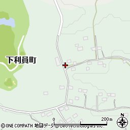 茨城県常陸太田市下利員町1107-1周辺の地図