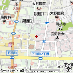 栃木県鹿沼市中田町1261-1周辺の地図