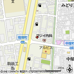 石川県金沢市福増町北1382周辺の地図
