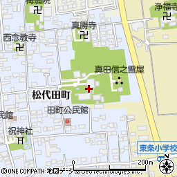 長国寺周辺の地図