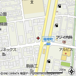 石川県金沢市福増町北1345周辺の地図