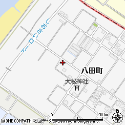 石川県白山市八田町1477周辺の地図