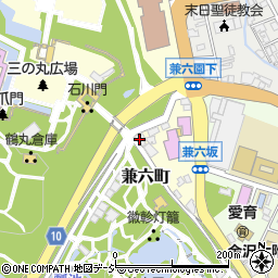 九谷焼片岡光山堂周辺の地図