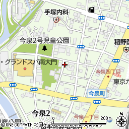栃木県宇都宮市今泉周辺の地図