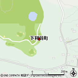 茨城県常陸太田市下利員町周辺の地図