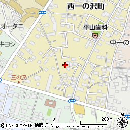 栃木県宇都宮市西一の沢町11周辺の地図