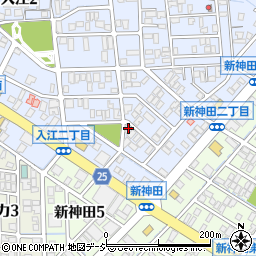 石川県金沢市入江1丁目110周辺の地図