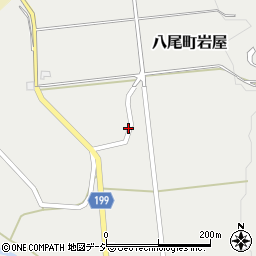 富山県富山市八尾町岩屋111周辺の地図